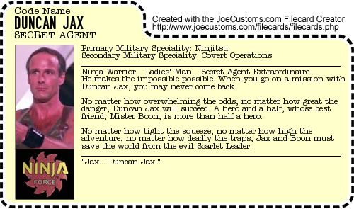 Duncan Jax File Card