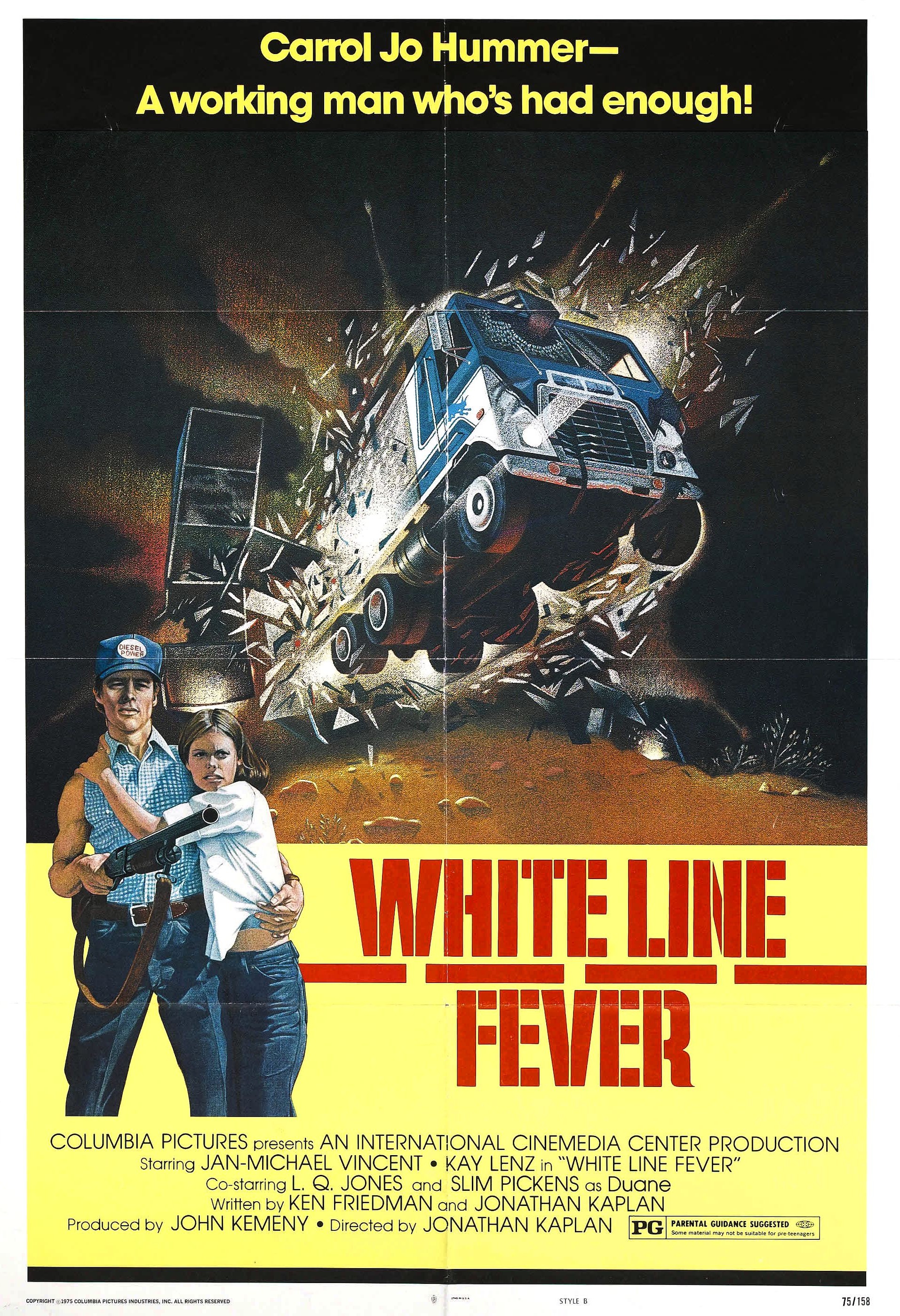 Movie Poster for &quotWhite Line Fever"