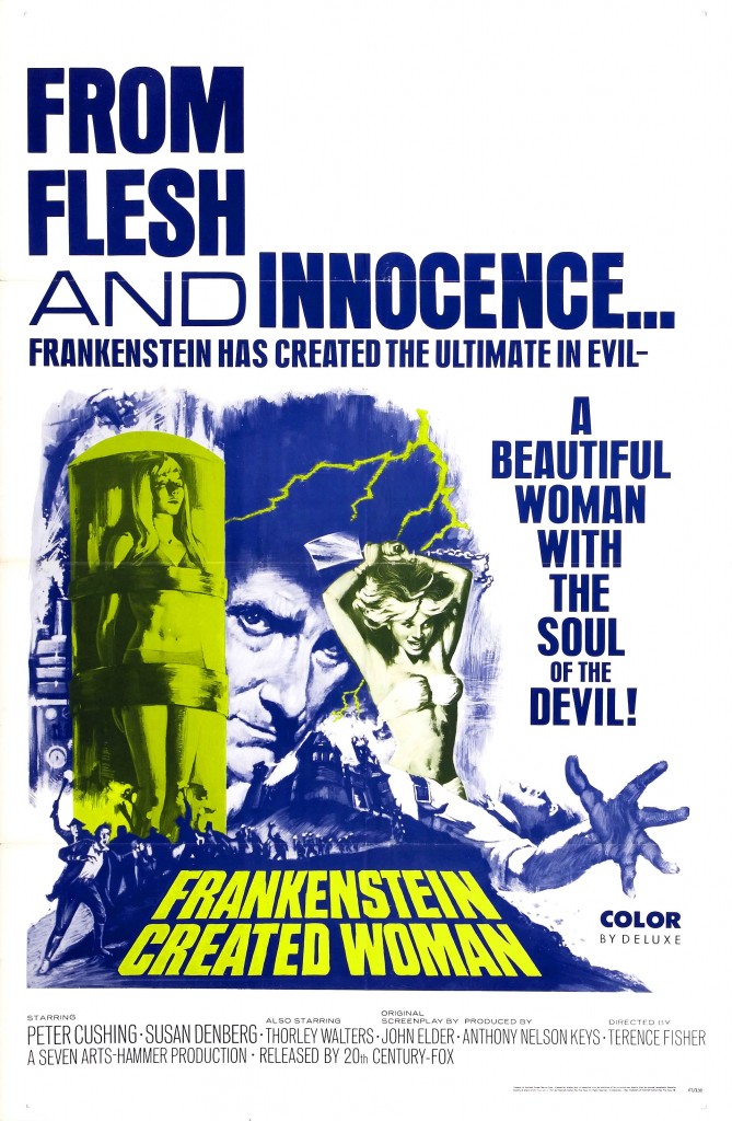 Movie Poster for "Frankenstein Created Woman" (1967)