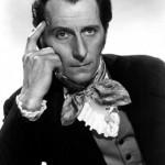 Peter Cushing from "The Revenge of Frankenstein" (1958)