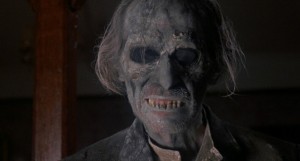 Peter Cushing as Arthur Edward Grimsdyke, risen from the grave, in "Tales from the Crypt" (1972)