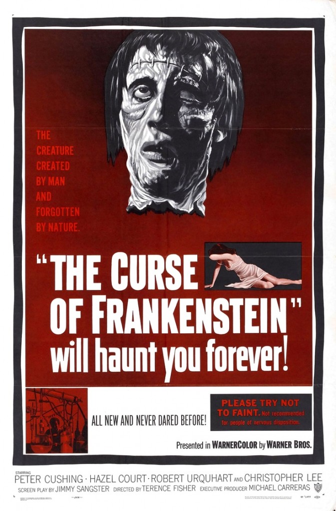 Movie Poster for "The Curse of Frankenstein" (1957)