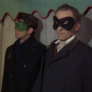 Sandor Eles and Peter Cushing in "The Evil of Frankenstein" (1964)
