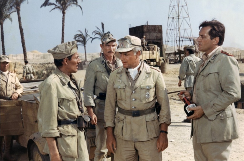 Press Photo for "Commandos" (1968) with Lee Van Cleef, Joachim Fuchsberger, and Jack Kelly