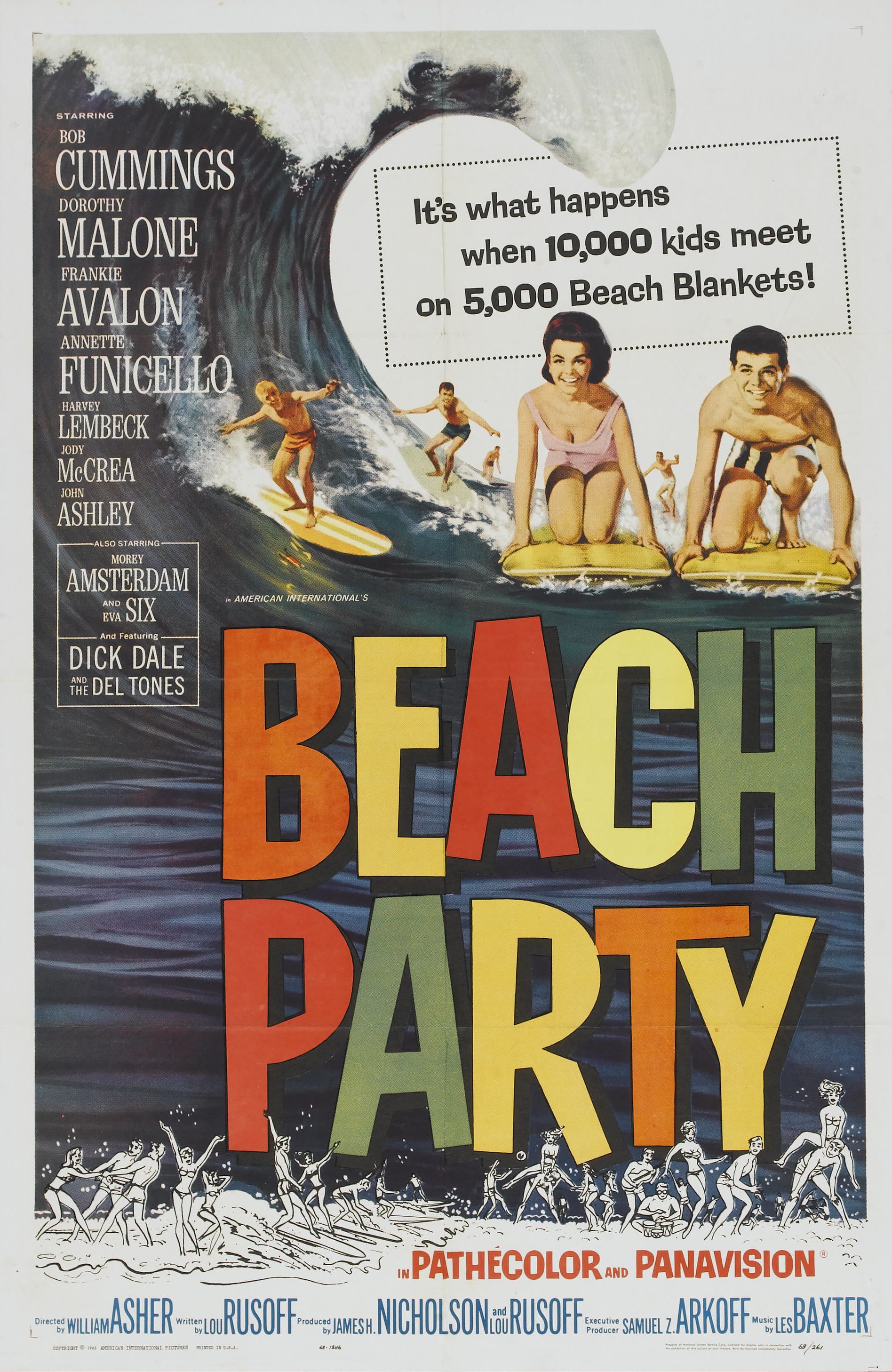 Movie Poster for &quotBeach Party"