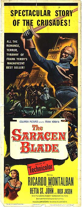 Movie Poster for &quotThe Saracen Blade"