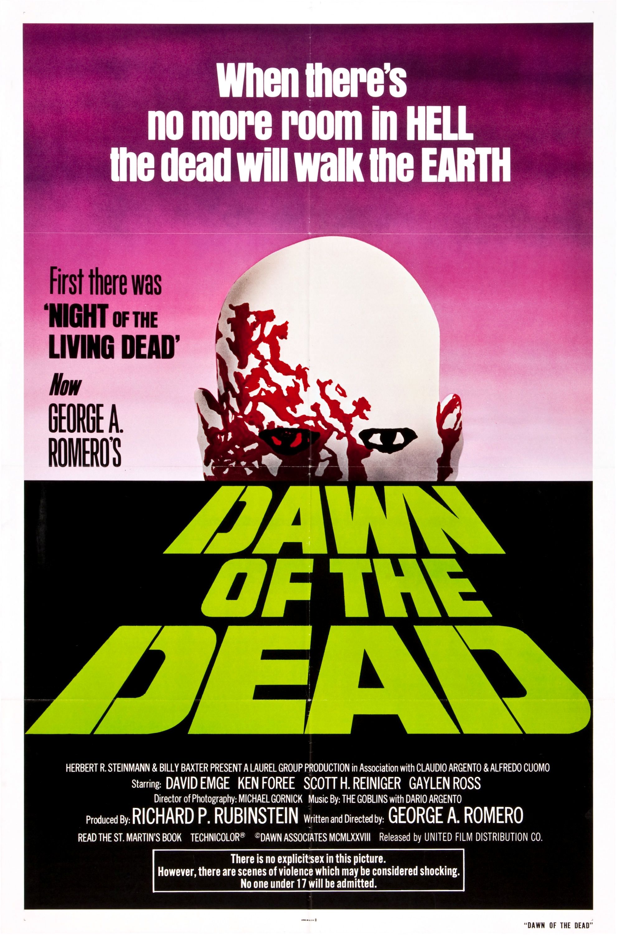 Movie Poster for &quotDawn of the Dead"