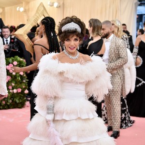 Joan Collins at the 2019 Met Gala